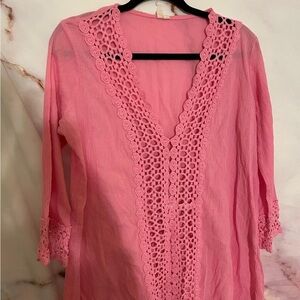 Summer Mango Reef Beach Boutique Blouse